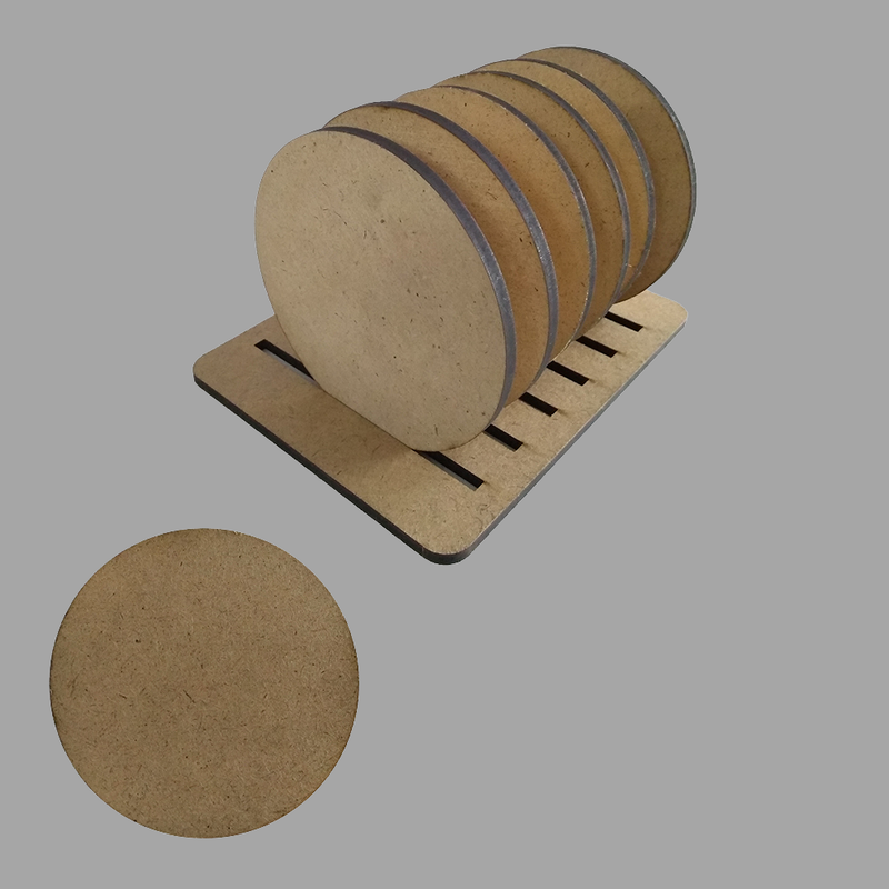 Image Transfer on Round Tea Coasters with Stand DIY Kit