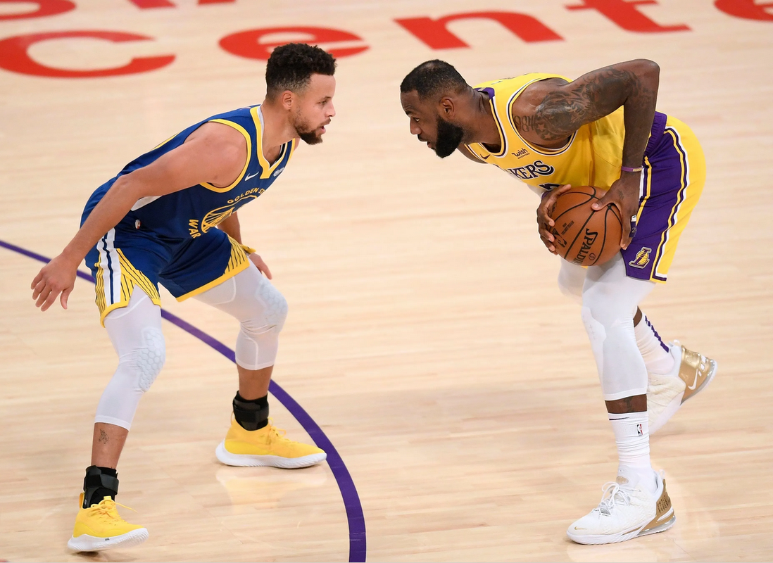 Stephen Curry vs LeBron James; Warriors vs Lakers en Playoffs de la NBA