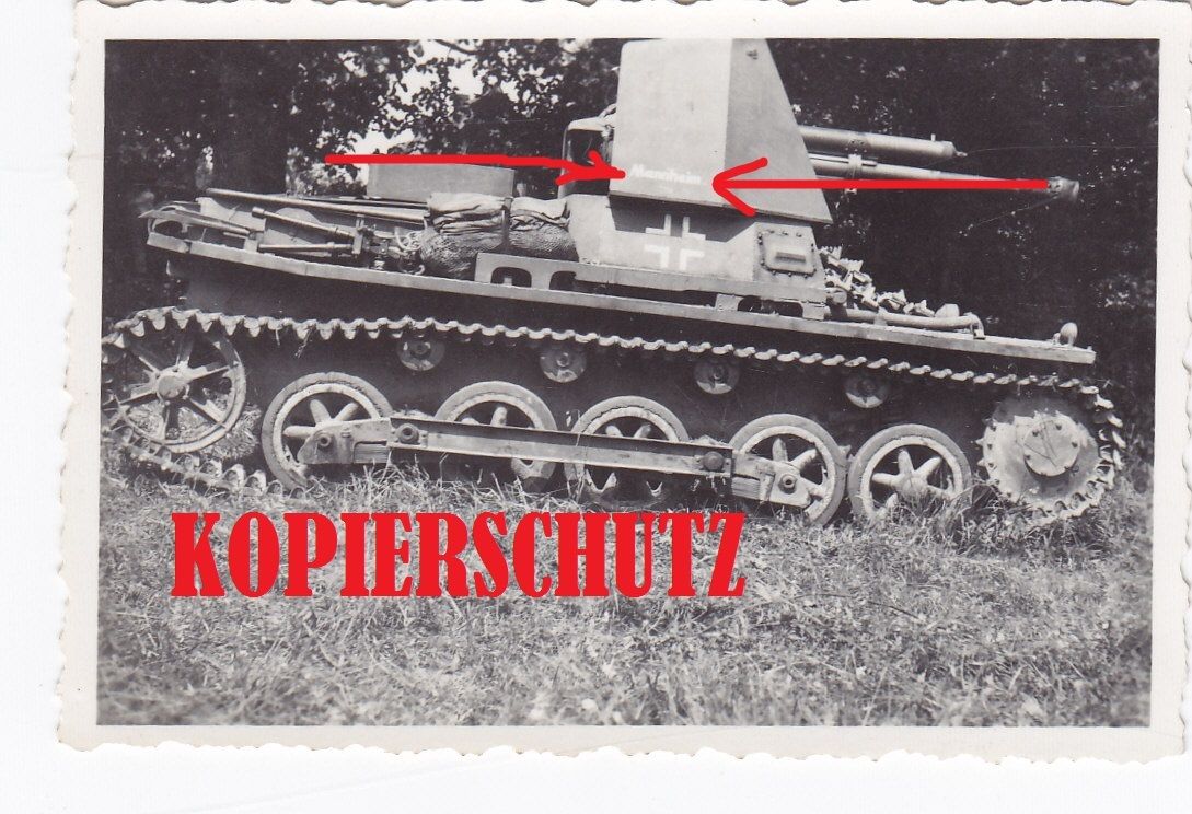 Panzerjäger I SFL mit Namen MANNHEIM Panzer PAK 