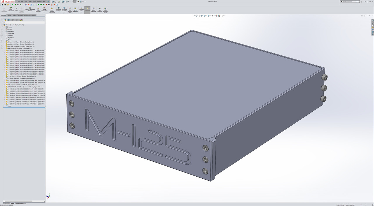 M-125 Build Early-Model-Front