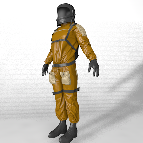 ASTRONAUT HIGH POLY