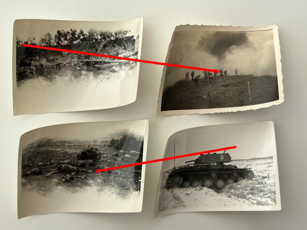 Foto Nachlass Inf. Rgt. 6 im Ostfeldzug, Panzer, (2)