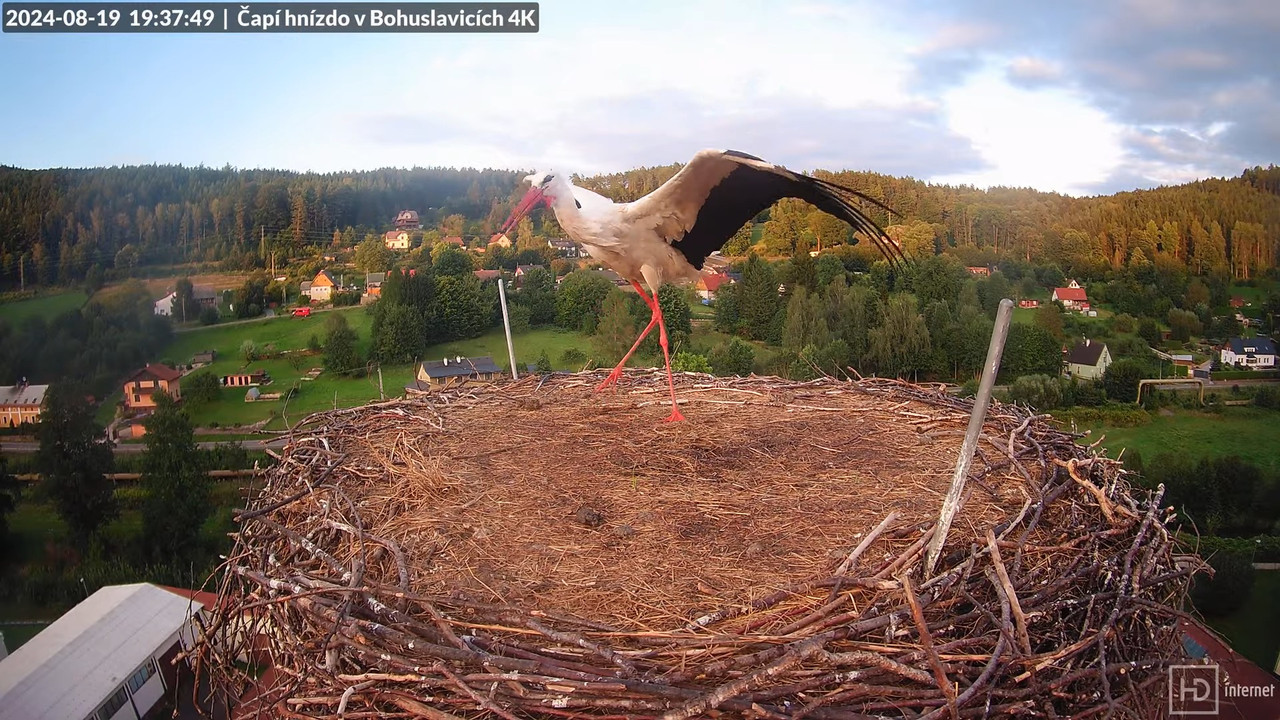 Tiešraidē no uzņēmuma KARA stārķa skursteņa Bohuslavicē pie Trutnovas 14-30-9 screenshot
