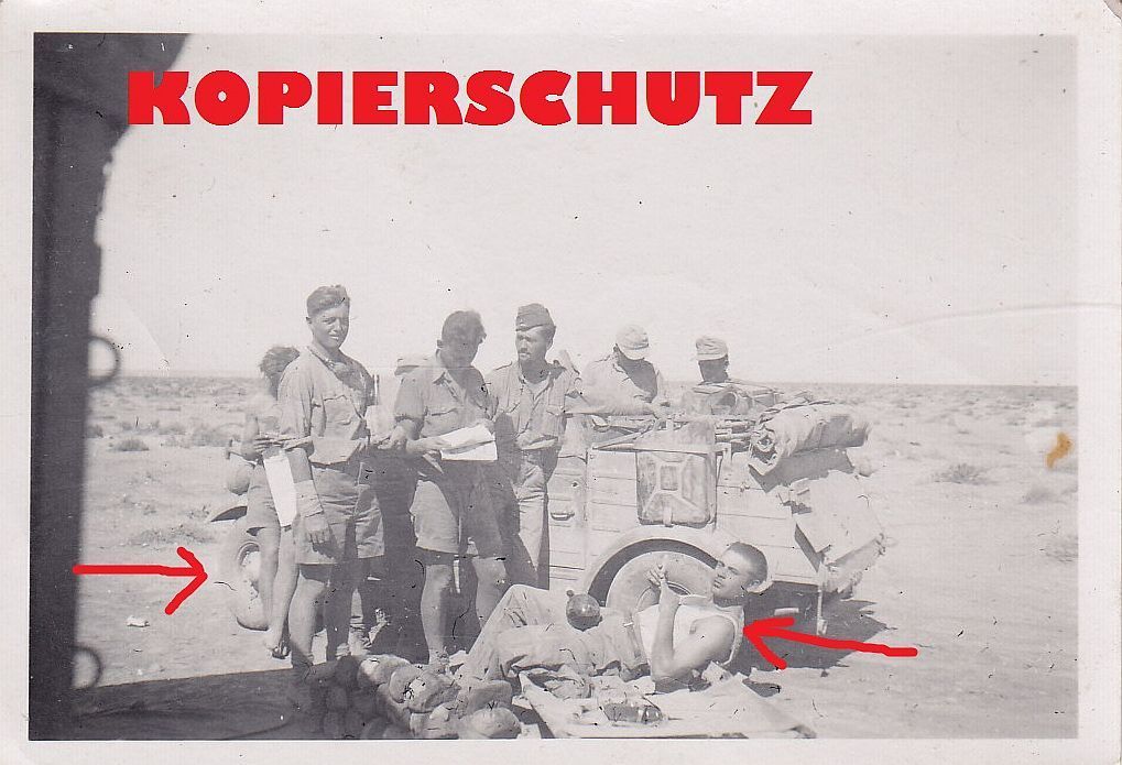 Afrikakorps DAK VW Kübelwagen Typ 82 mit Ballonr