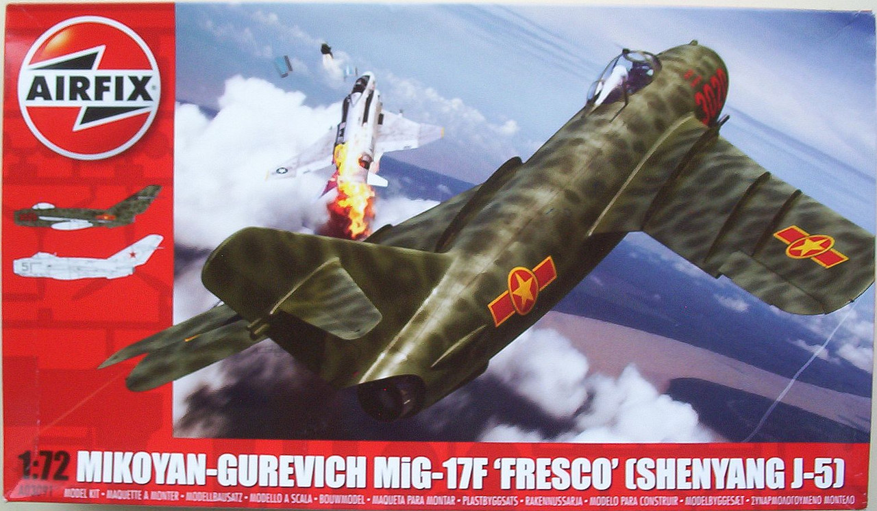 Airfix 72 Mikoyan-Gurevich MiG-17F 'Fresco' (Shenyang J-5)