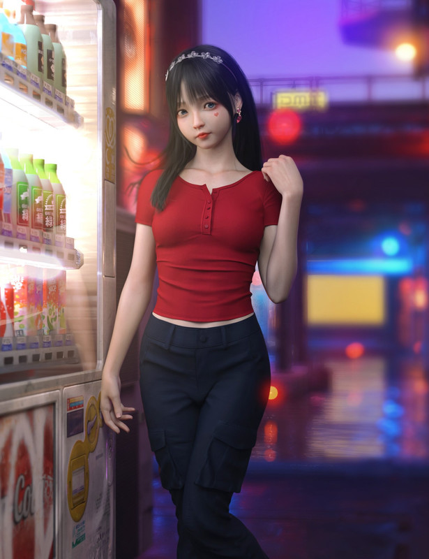 dForce SU Stylish Workwear for Genesis 9, 8.1, and 8 Female