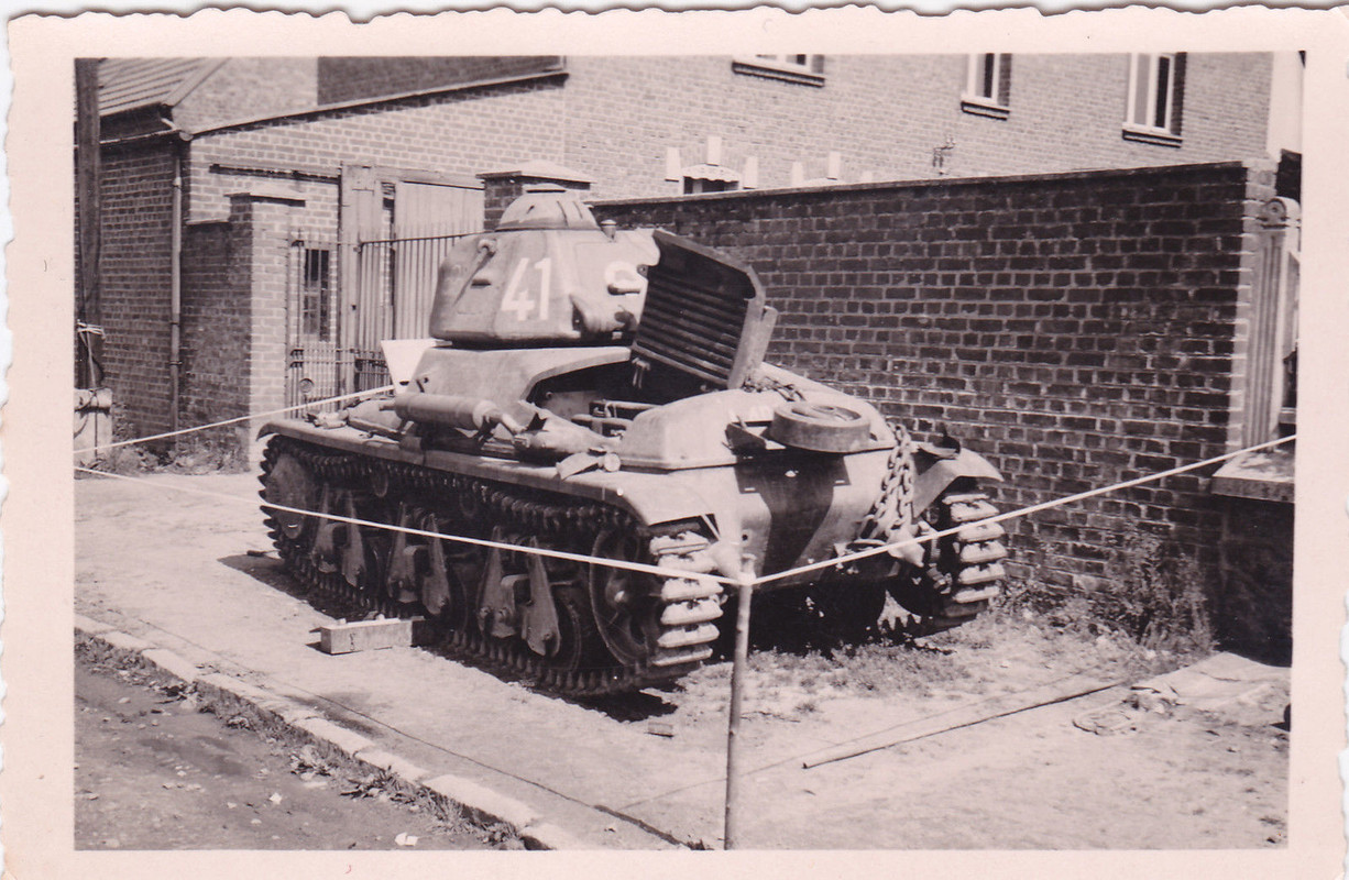 französischer Panzer H 39 Hotchkiss Kennung