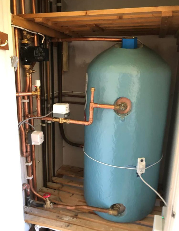 Hot water cylinder upgrade