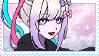 A stamp of Kangel from Needy Streamer Overload in a black sweater