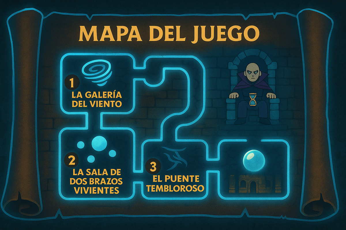 Mapa mágico brillante