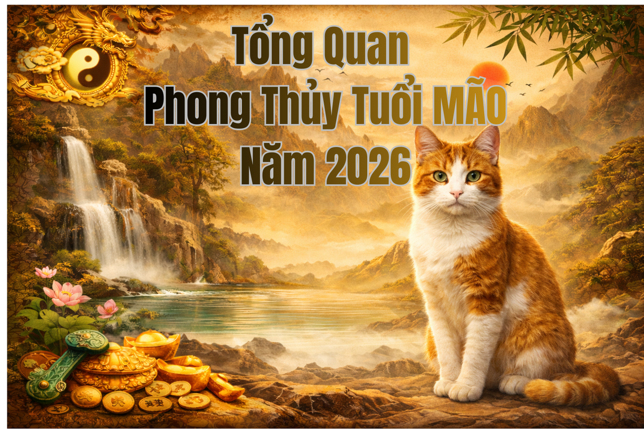 Phong Thuỷ Tuổi Mão Năm 2026: Tài Lộc, Sự Nghiệp, Tình Duyên 