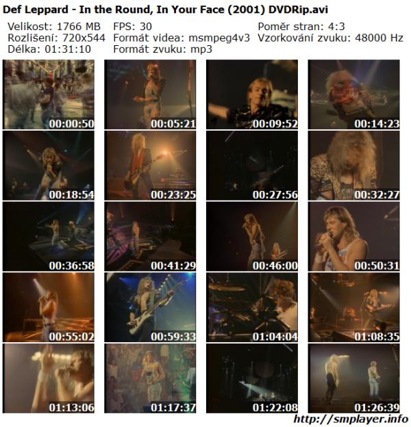 Def Leppard - Historia - In the Round, In Your Face (2001)
