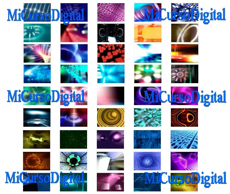 Transcion Lienzos Movimiento  Edición  Video Profesional   8 Fondos Animados Backgrounds Hd dvds