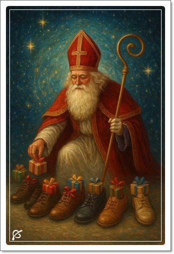 SINT-DIE-IN-DE-SCHOENEN-LEGT