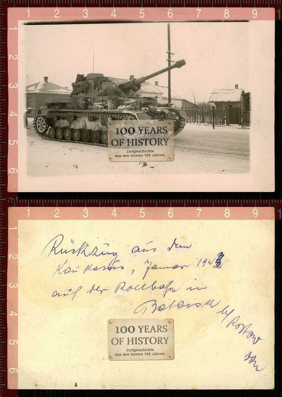 Orig. Foto Panzer Tank Sturmgeschütz Südrussland