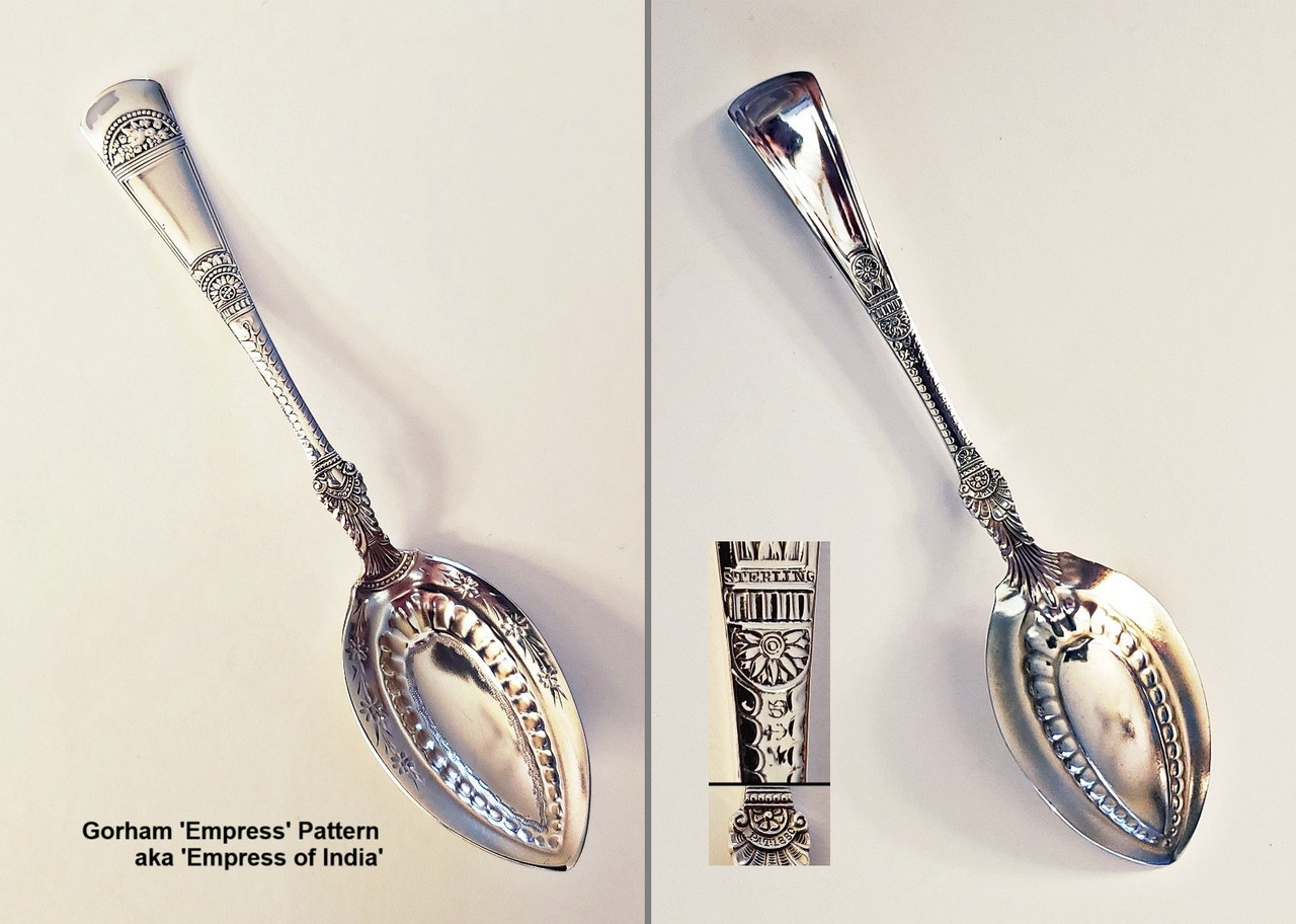gorham empress orange spoon set single composite