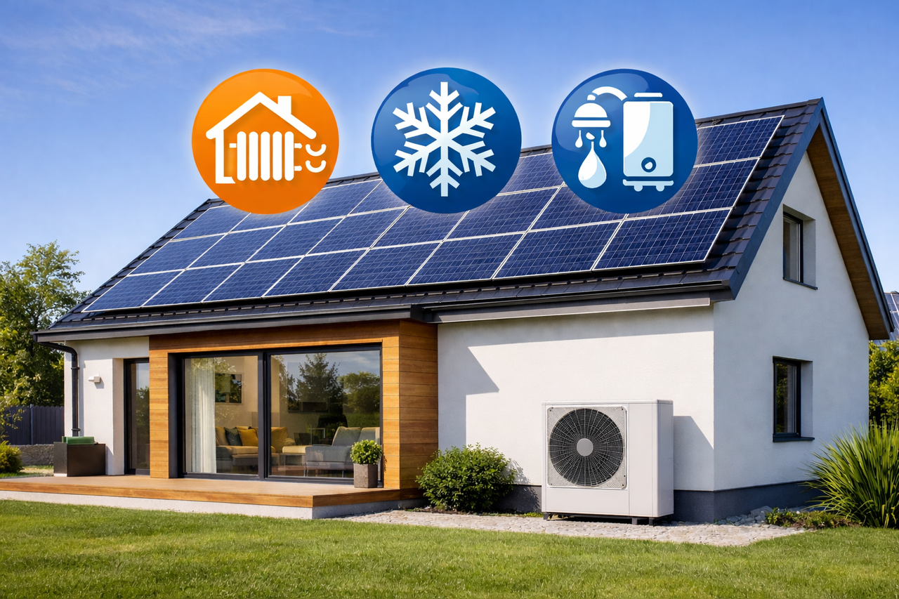 Placas solares + aerotermia - GreenSunRise energy