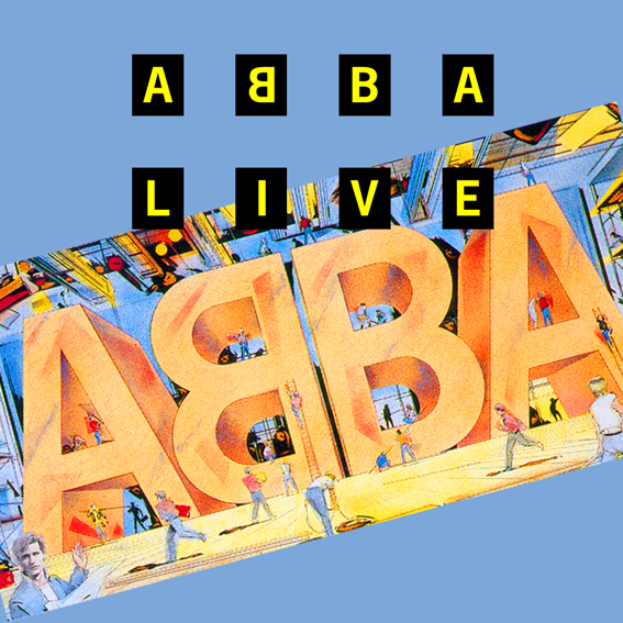 ABBA 1986 Abba Live (design by Philippe Dupont-Mouchet)