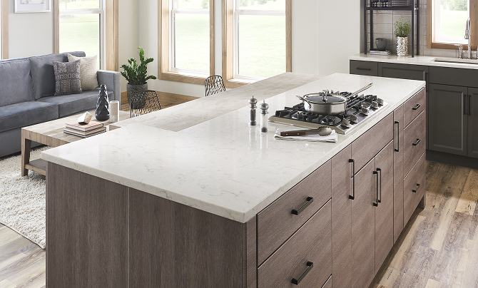 Quartz kitchen countertop protection film