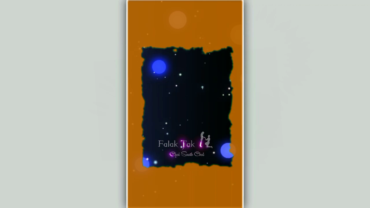 New lyrics template video background