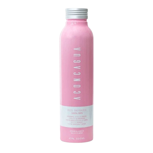 Gin Aconcagua Botella Aluminio Pink 500 ml