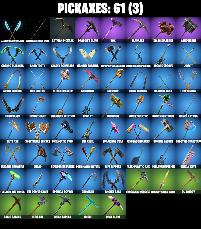 pickaxes comp