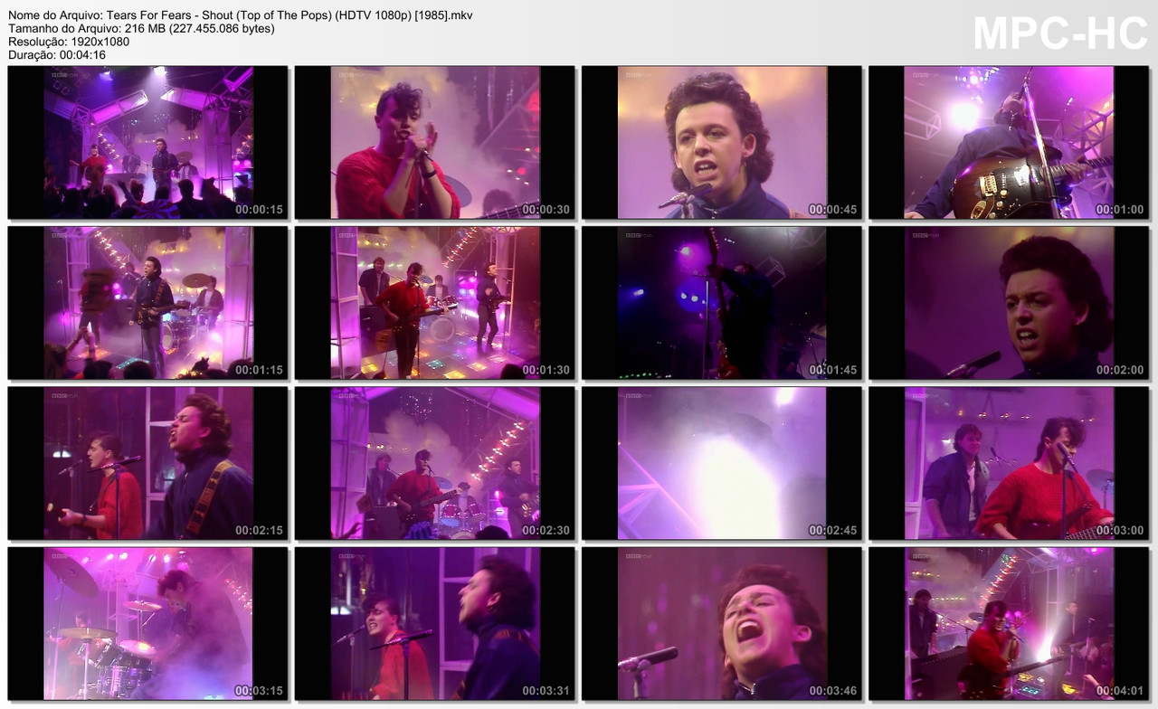 Tears For Fears - Shout (Top of The Pops) (HDTV 1080p) [03.01.1985]