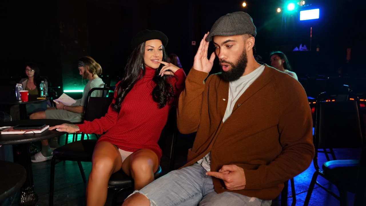 Poetry Slam Bam Sex Evelin Stone, James Angel – RealityKings – CrazyCollegeGFs