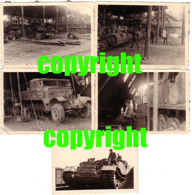 Fotos Panzer-Panzerjäger Werkstatt Begetrupp mit