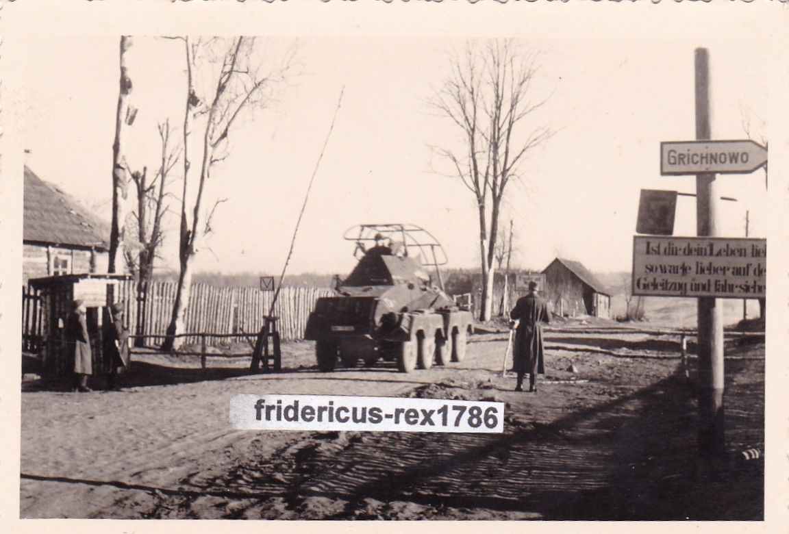 Foto schweren Panzerspähwagen Sd. Kfz. 263 Rahmenantenne bei Gri