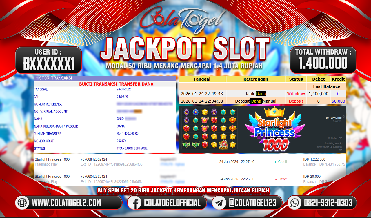 JACKPOT SLOT GACOR!!