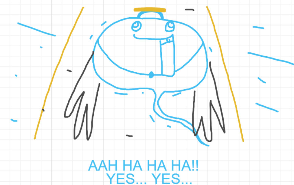 A panel from A Murder On The, episode six of the Board Boards object show by Furretwalk/WalkingFurret.