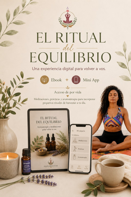Ritual del Equilibrio: aceites esenciales y espacio de meditación