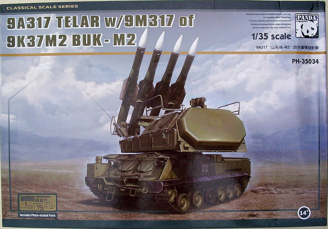 Panda 35 9A317 Telar w 9M317 of 9K37M2 Buk-M2