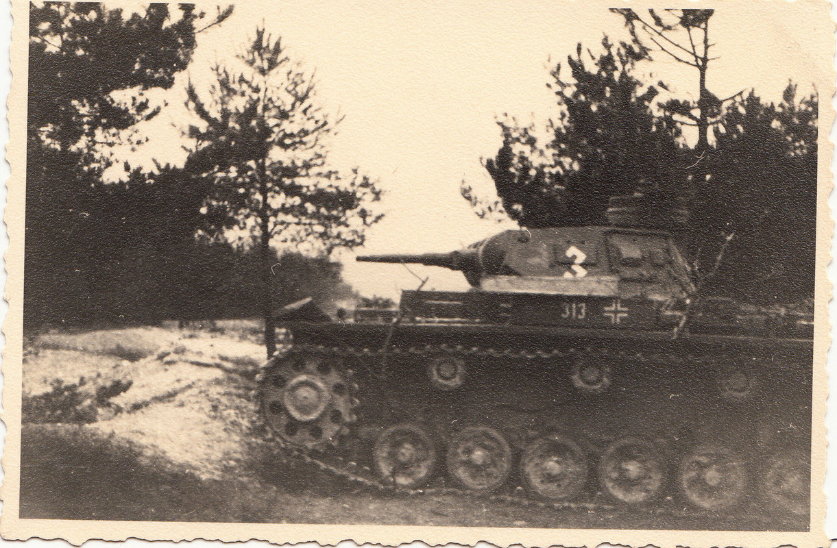 Wehrmacht deutscher Panzer III Tank große 3 am T