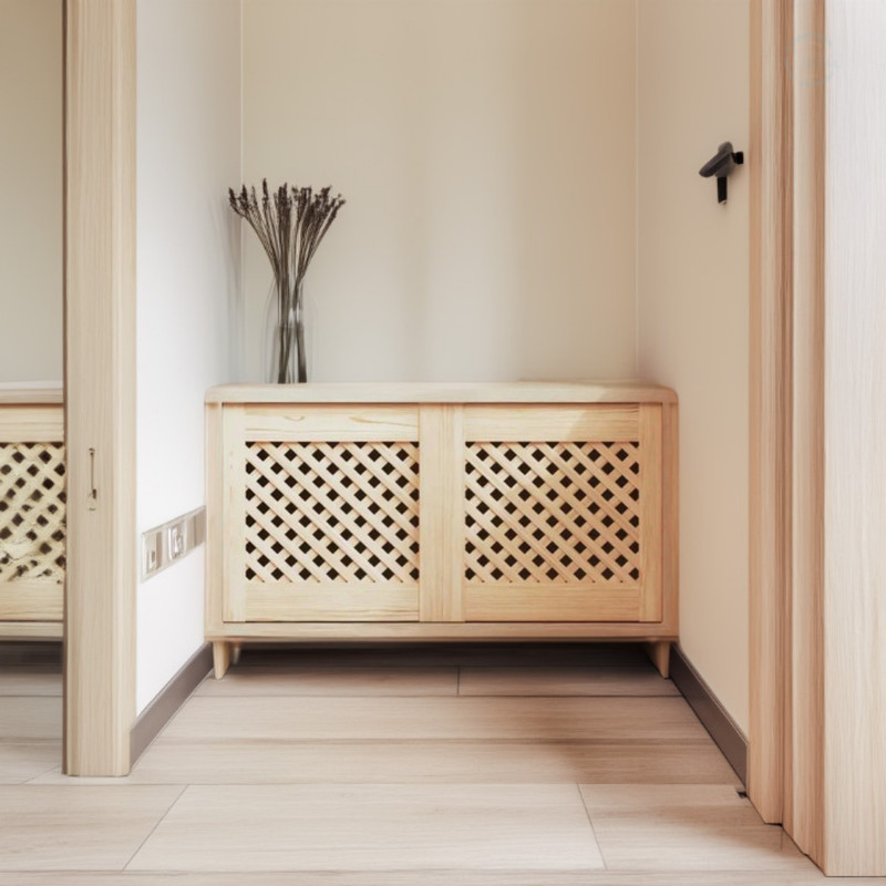 Solid Wood Vented Slatted Wardrobe & Cabinet Doors