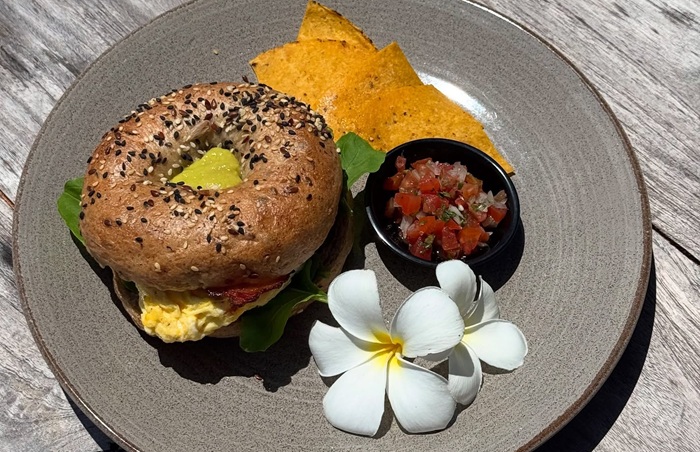 Salah satu hidangan di Nusa Dua Beach Grill, Bali.