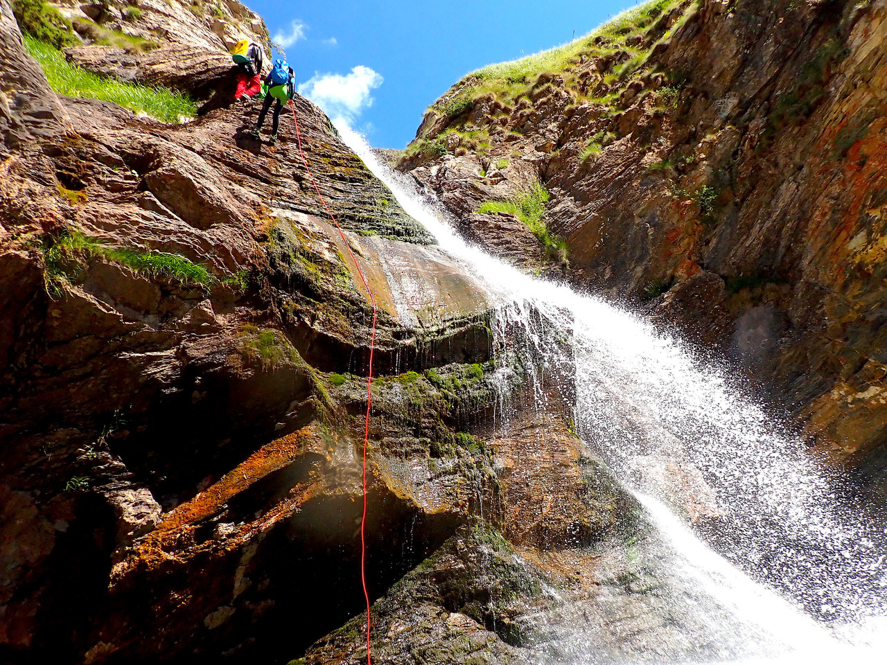 Canyon du Brousset Tourmoun col du Pourtalet vallée d'Ossau canyoning