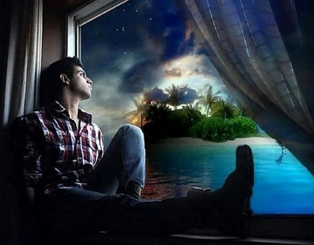 мужчина окноаа