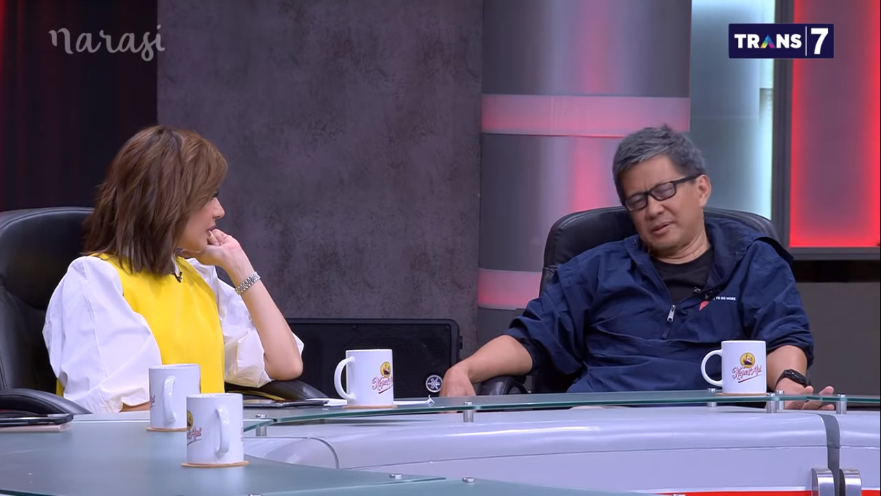 Rocky Gerung saat menjadi tamu di acara Mata Najwa