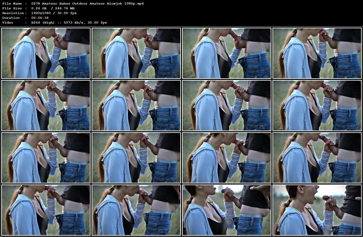 0278 Amateur Babes Outdoor Amateur Blowjob 1080p mp4