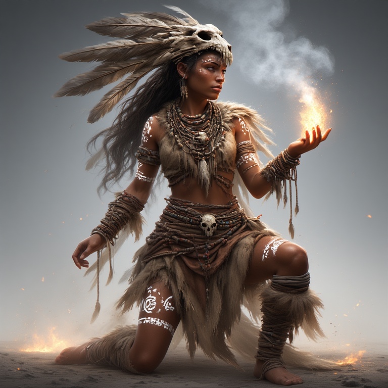 A-powerful-tribal-warrior-woma-(12)