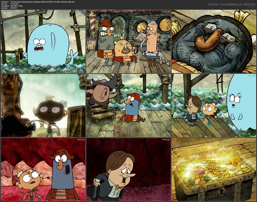 The Marvelous Misadventures of Flapjack S02E03-E04 SHUT iT & Who's Moochin' Who.mkv