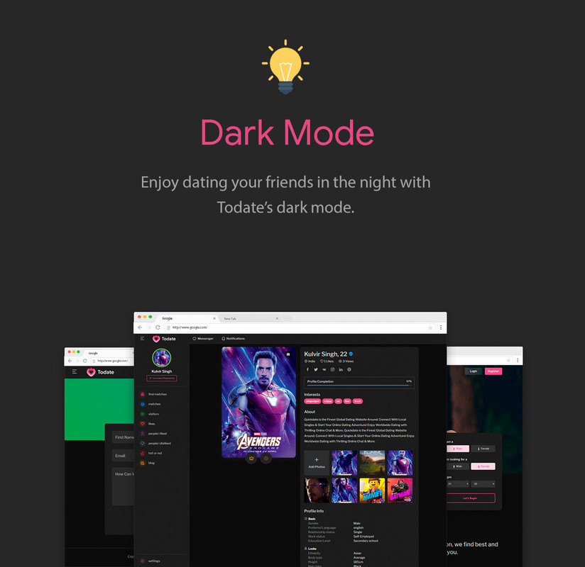 Todate - The Ultimate QuickDate Theme - 3