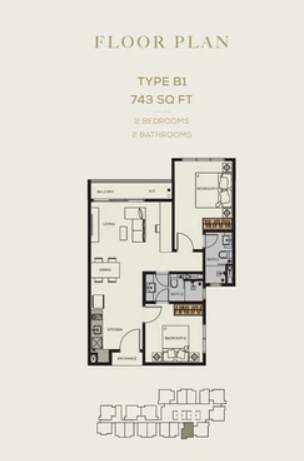 Bamboo Hill Type B floor plan in Segambut, Kuala Lumpur