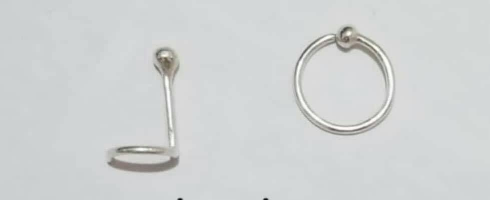 Piercings de argollita y punto