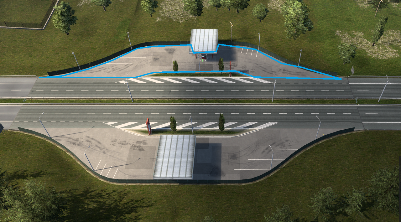 Gasstation North (Collision)