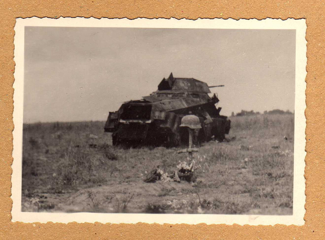 altes Foto II.Weltkrieg Wehrmacht 8 Rad Spähwage