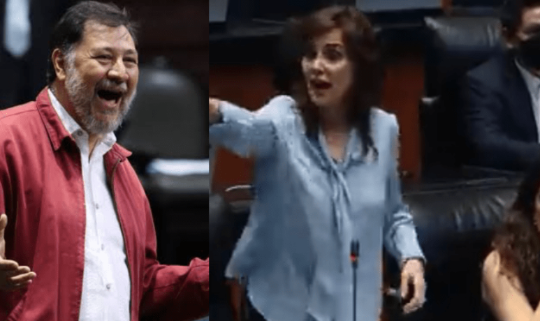 Lilly Téllez llama a Fernández Noroña “diputado changoleón”