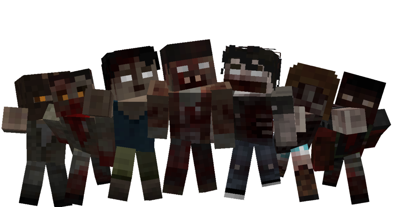 Zombie realista Minecraft Mob Skin